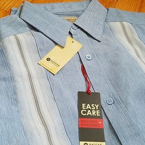 NWT Haggar super cool mens button down